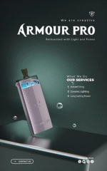 SAMURAI Armour Pro 將軍 PRO 發光註油主機 高性能可調瓦數電子煙設備推薦