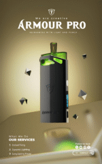 SAMURAI Armour Pro 將軍 PRO 發光註油主機 高性能可調瓦數電子煙設備推薦