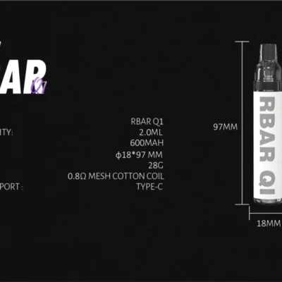 FITPOD RBAR Q1 主機 換彈式電子煙主機 產品實拍 3