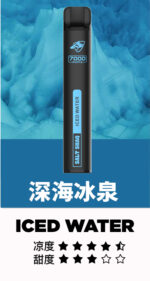鯊克 SALT SHAQ 7000口拋棄式電子煙 熱賣小黑條 續航持久口味多樣輕巧便攜