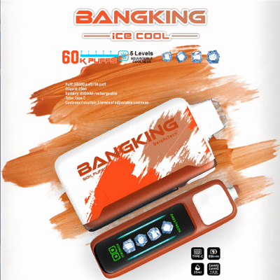 Bangking Ice Cool 60000 Puffs 拋棄式電子煙 五檔涼度可調一次性電子煙 新品上市