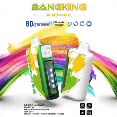 Bangking Ice Cool 60000 Puffs 拋棄式電子煙 五檔涼度可調一次性電子煙 新品上市