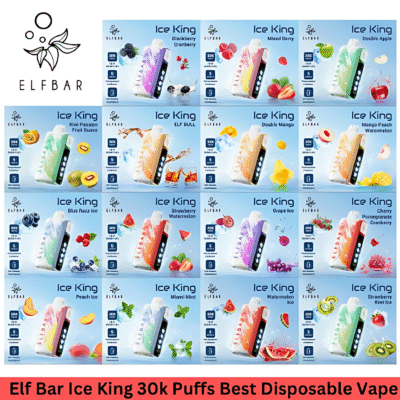 ElfBar Ice King 30k Puffs 拋棄式電子煙 五檔涼度調節 大容量一次性電子煙